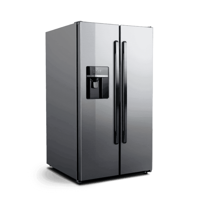 Inside fridge